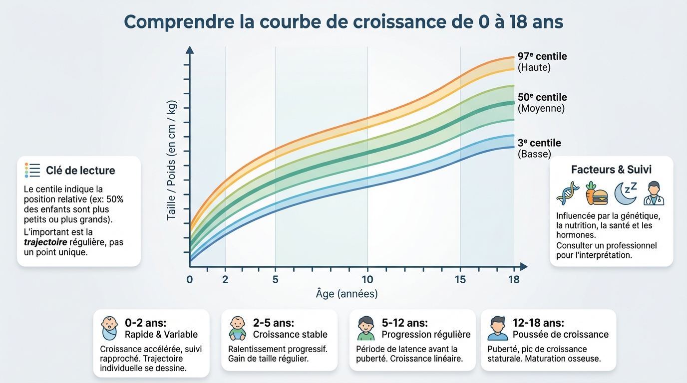 Importance de suivre la courbe de croissance