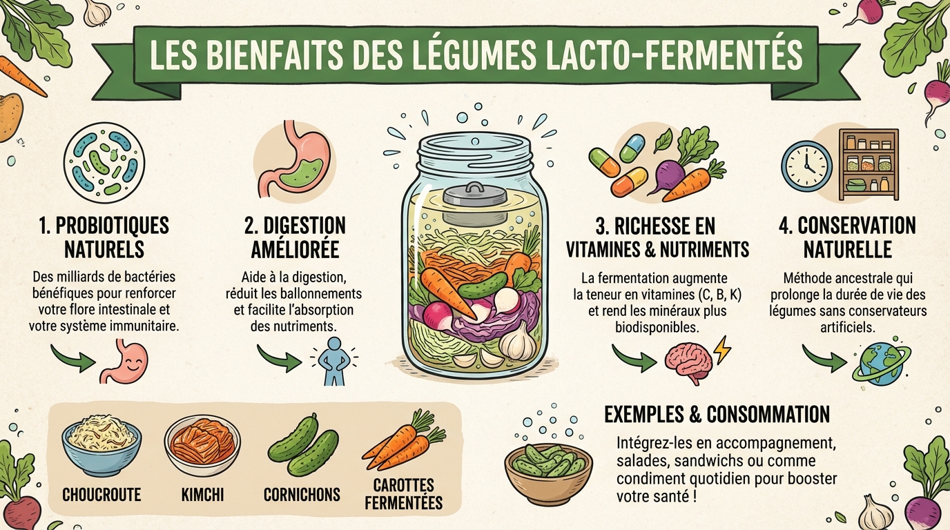 Comment préparer des légumes lacto-fermentés ?