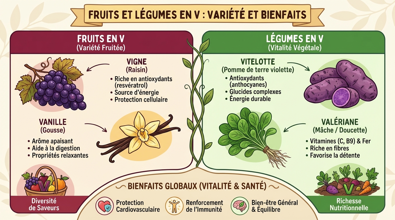 Découvrez les fruits et légumes en v : variété et bienfaits 1 Liste des légumes en V