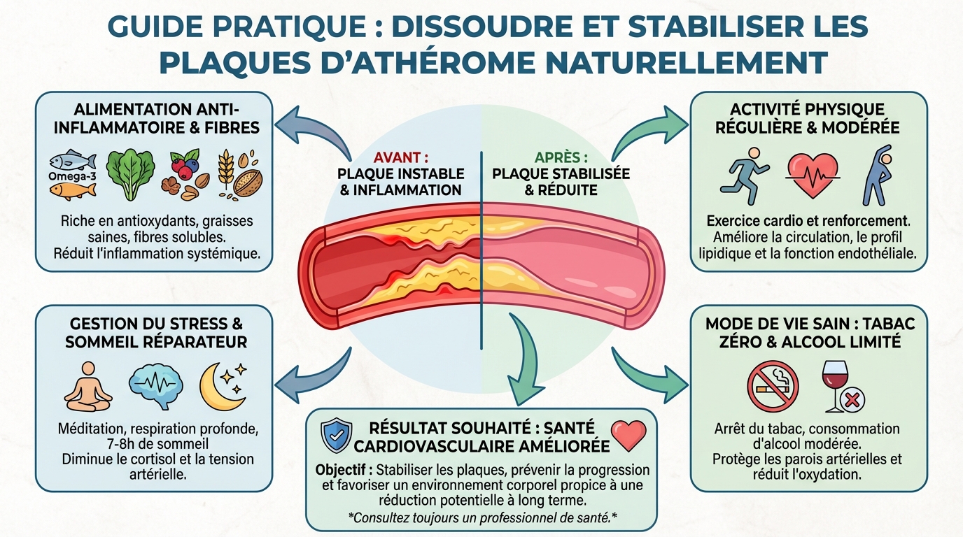 Méthodes naturelles pour dissoudre les plaques