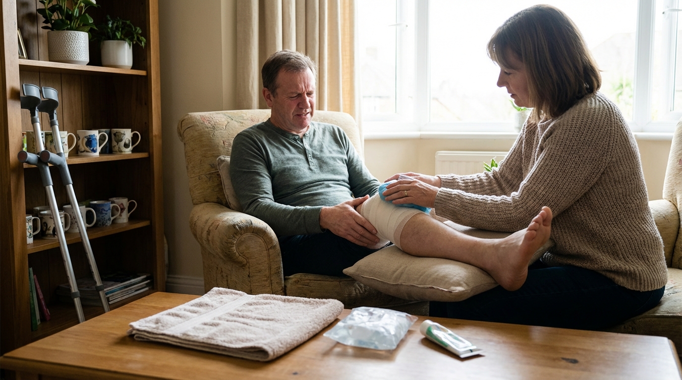 Genou gonflé et difficulté à plier : que faire ?