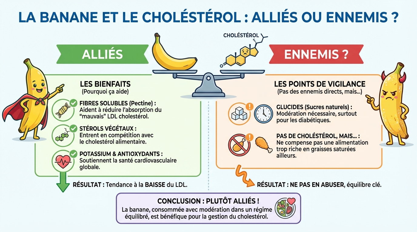 La banane et le cholestérol : alliés ou ennemis ? 1 Effets de la banane sur le cholestérol