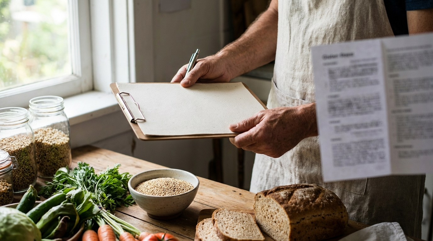 Liste des aliments sans gluten à imprimer pour vos repas
