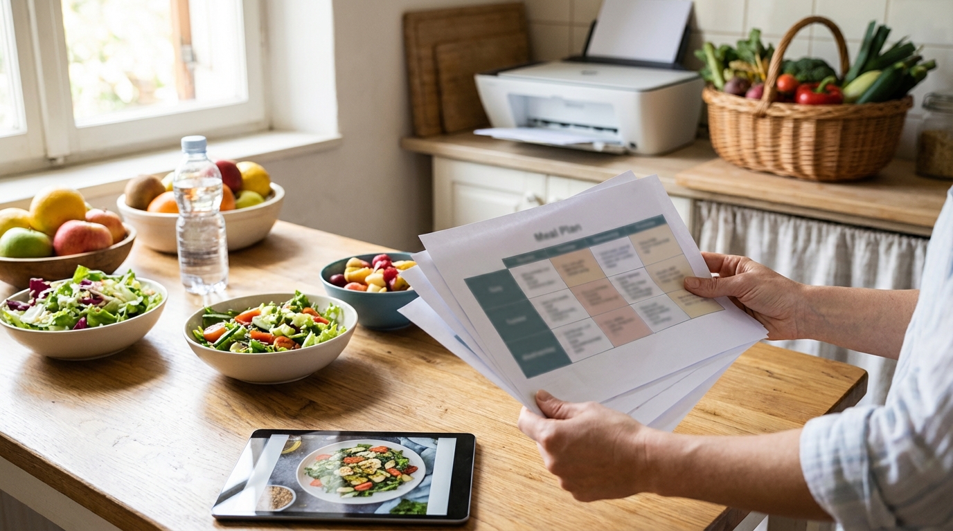 Téléchargez votre menu régime gratuit à imprimer