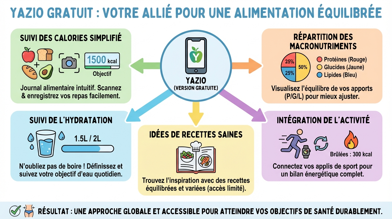 Pourquoi choisir Yazio pour votre régime ?