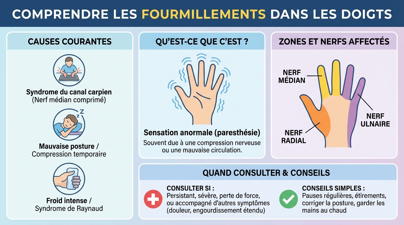 Comment traiter les fourmillements ?