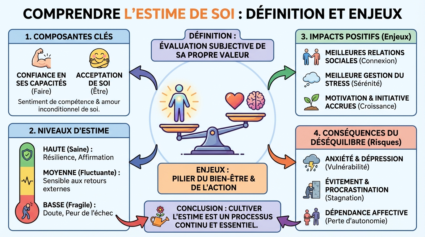 Comprendre l'estime de soi : définition et enjeux 1 Les enjeux de l'estime de soi