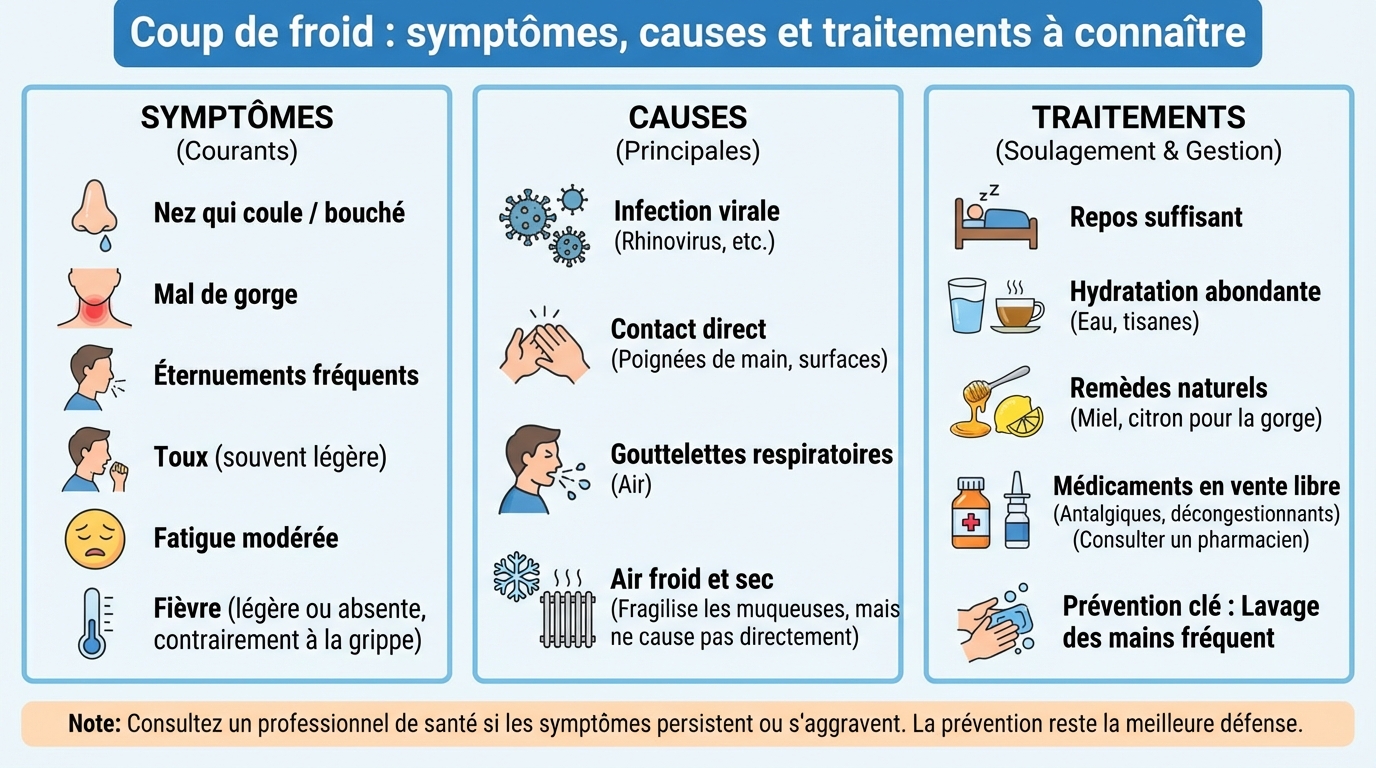 Causes d'un coup de froid
