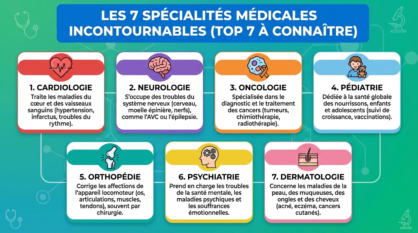 Carrières et enjeux liés aux spécialités médicales
