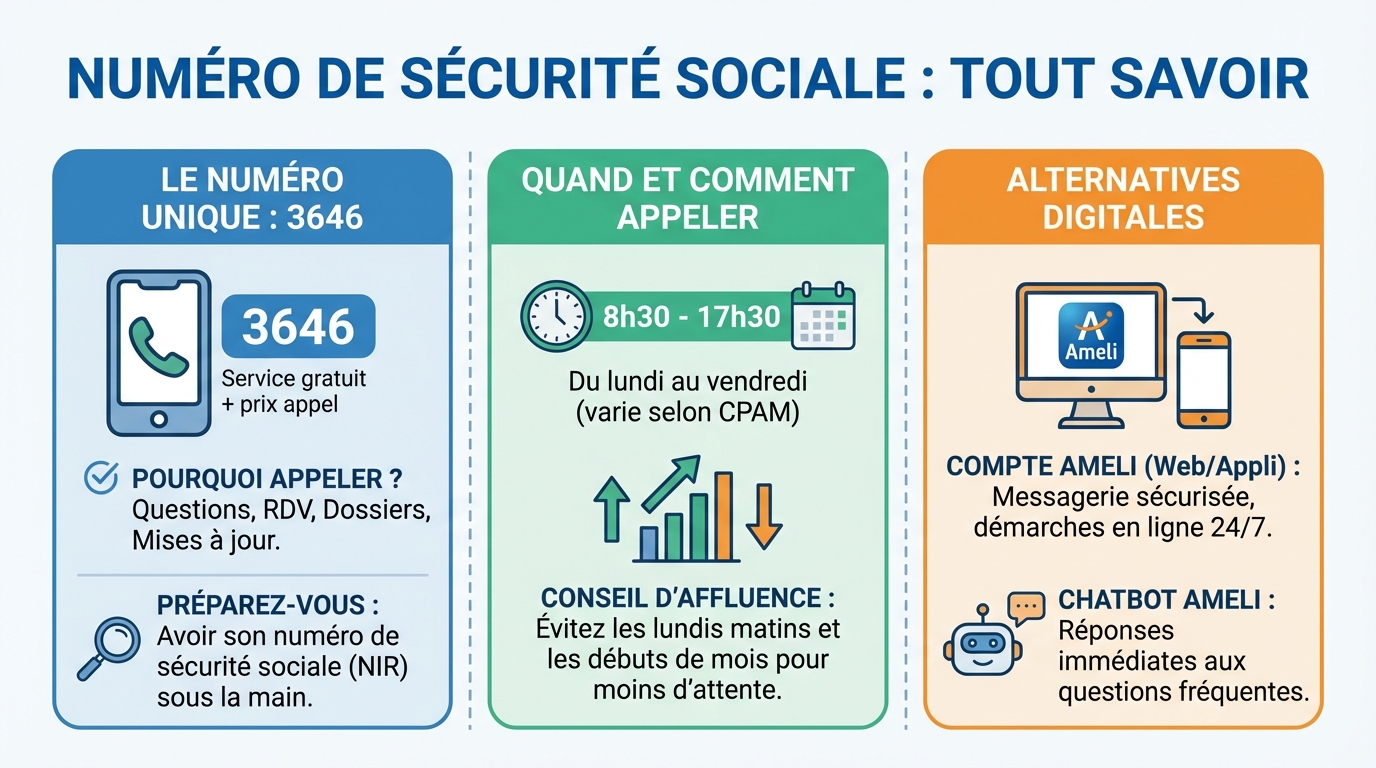 Numéro de téléphone de la sécurité sociale