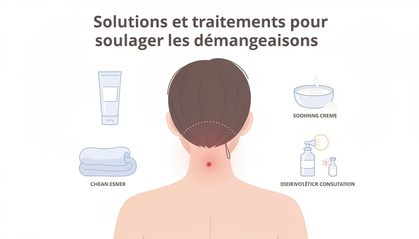 Solutions et traitements pour soulager les démangeaisons