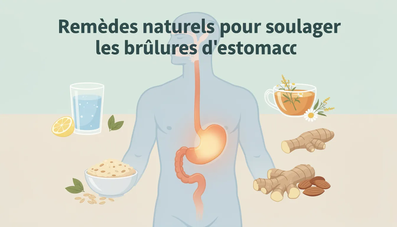 Remèdes naturels pour soulager les brûlures d'estomac