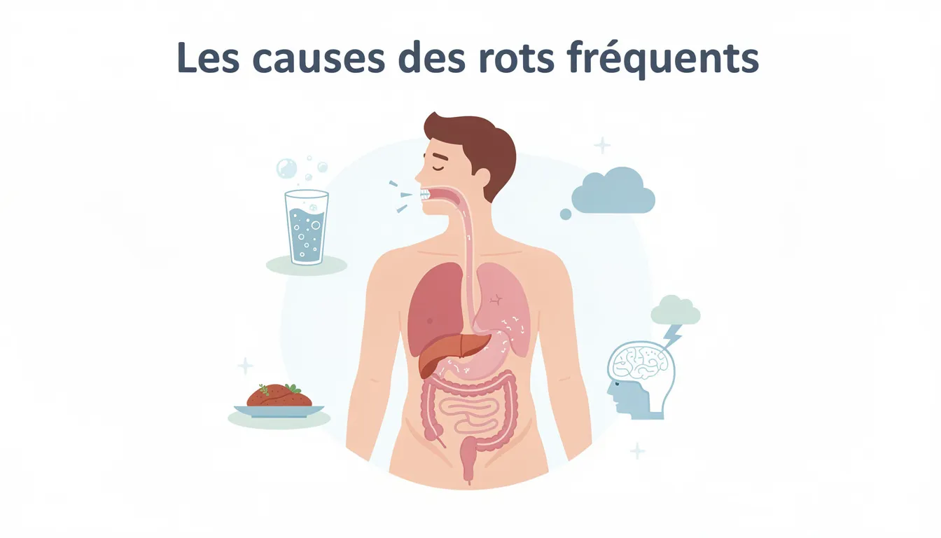 Pourquoi je rote beaucoup ? causes et solutions 1 Les causes des rots fréquents