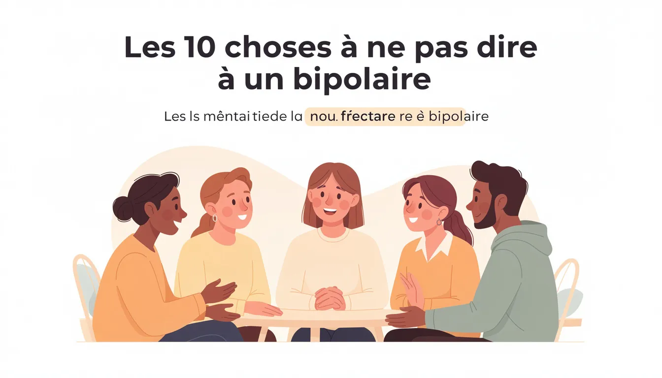 Les 10 choses à ne pas dire à un bipolaire