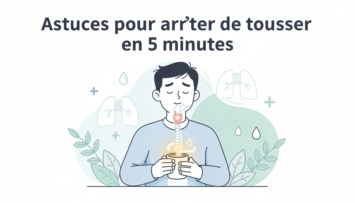Astuces pour arrêter de tousser en 5 minutes