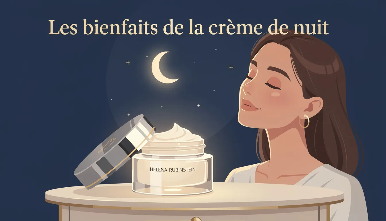 Découvrez la crème de nuit helena rubinstein pour un teint éclatant 1 Les bienfaits de la crème de nuit