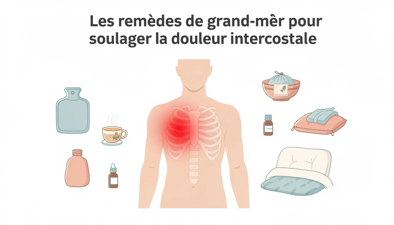 Douleur intercostale : 10 remèdes de grand-mère à essayer 1 Les remèdes de grand-mère pour soulager la douleur intercostale
