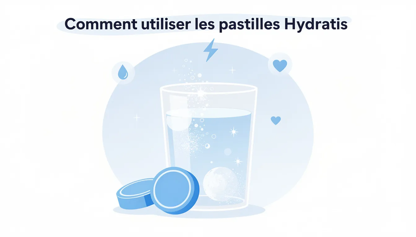 Comment utiliser les pastilles Hydratis