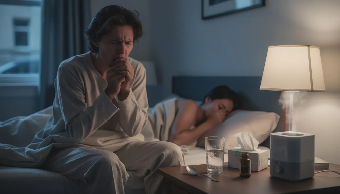 Impossible de dormir tellement je tousse : solutions efficaces