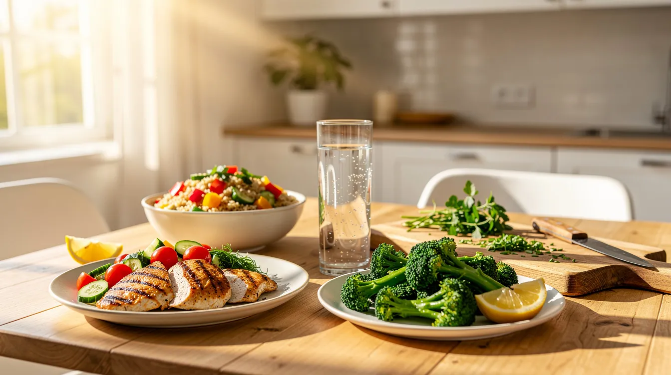 Menu type pour une semaine de régime protéiné