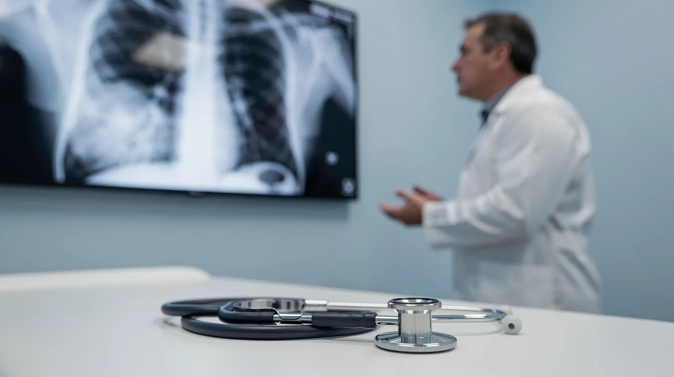 Signes d'une opacité pulmonaire